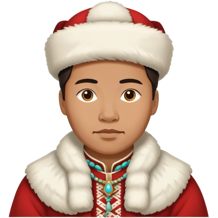 full scale standing  greenland citizen traditional outfit  emoji