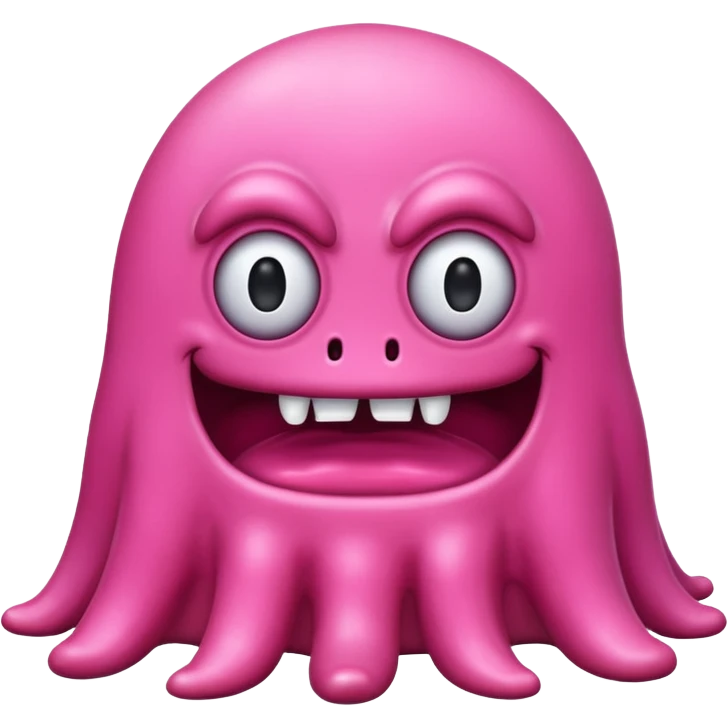pink slime monster emoji