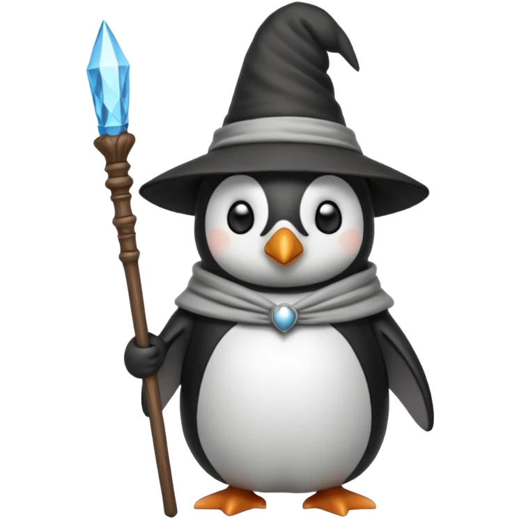 Penguin Wizard emoji