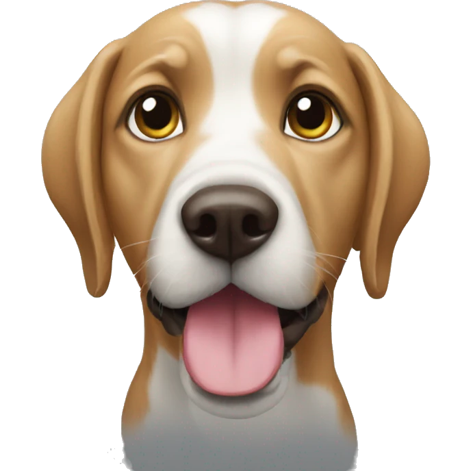 Dog with vision pro emoji