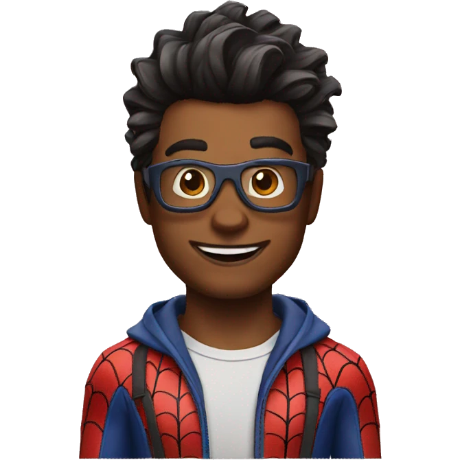 spiderman hair emoji