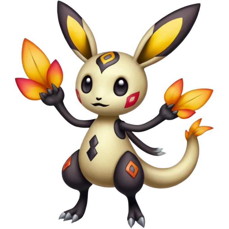 Meloetta-Mimikyu-Pokémon-Fakémon-fusion-hybrid-creature emoji