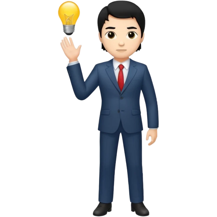 BLACK HAIR LIGHT SKIN MAN FULL BODY emoji