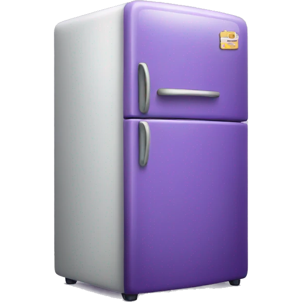 purple refrigerator  emoji