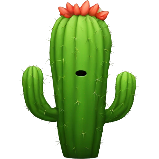 sad cactus emoji