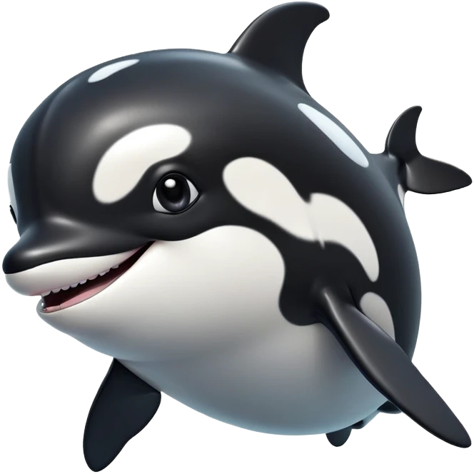 cinematic-comical-orca-portrait-emoji,-head-tilted-dramatically-with-an-exaggeratedly-shocked-expression,-featuring-a-sleek-black-and-white-body-with-wide,-comically-expressive-eyes-full-of-playful-disbelief-and-animated-flippers,-simple emoji