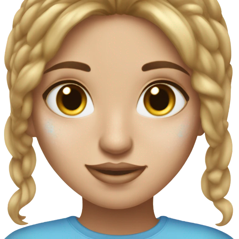 White Skin care on white freackles skin of a brunett blue eyes girl under eyes gel Gold eye patches emoji
