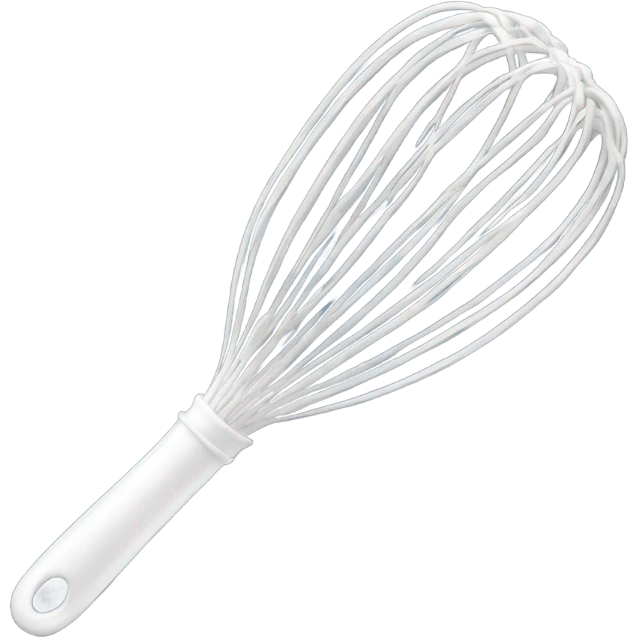 whisk with white handle emoji