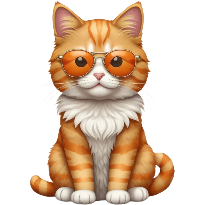 Cat wearing sunglasses emoji
