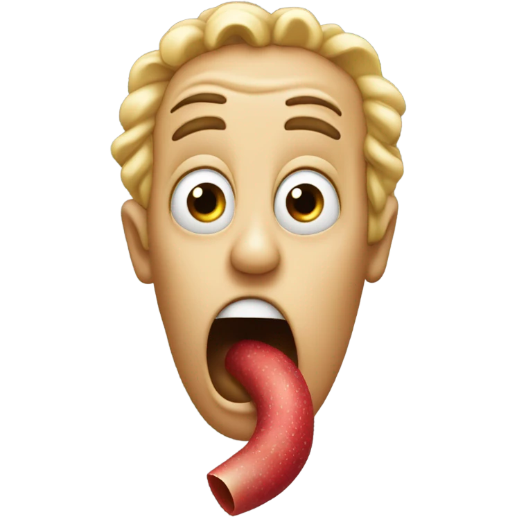 very shocked face holding a blunt emoji