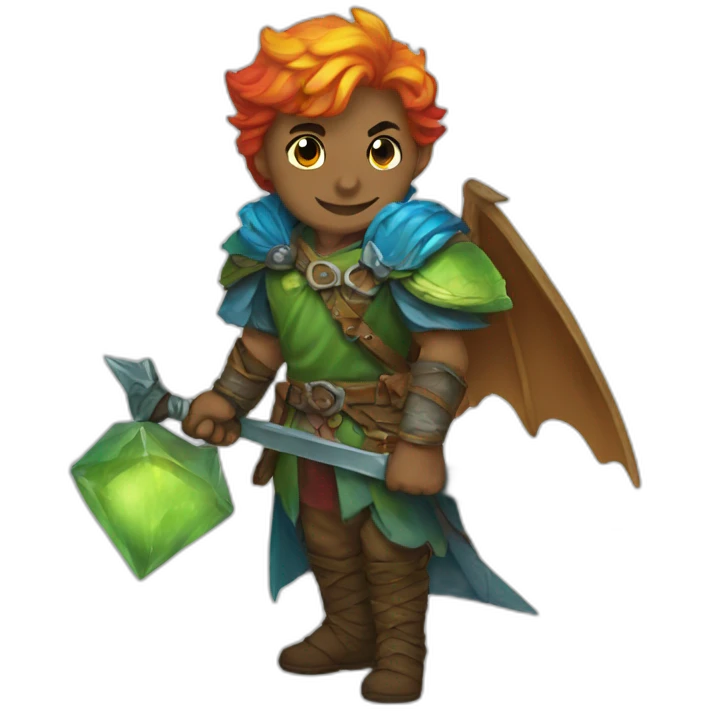 Rainbow dungeons and dragons  emoji