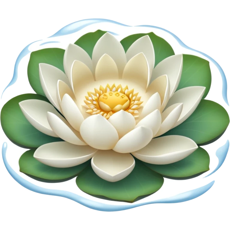 White lotus emoji