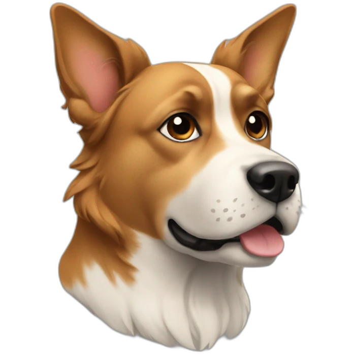 Dog han  de emoji