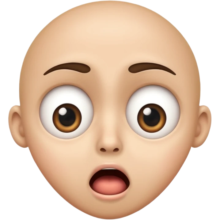 Shocked face emoji