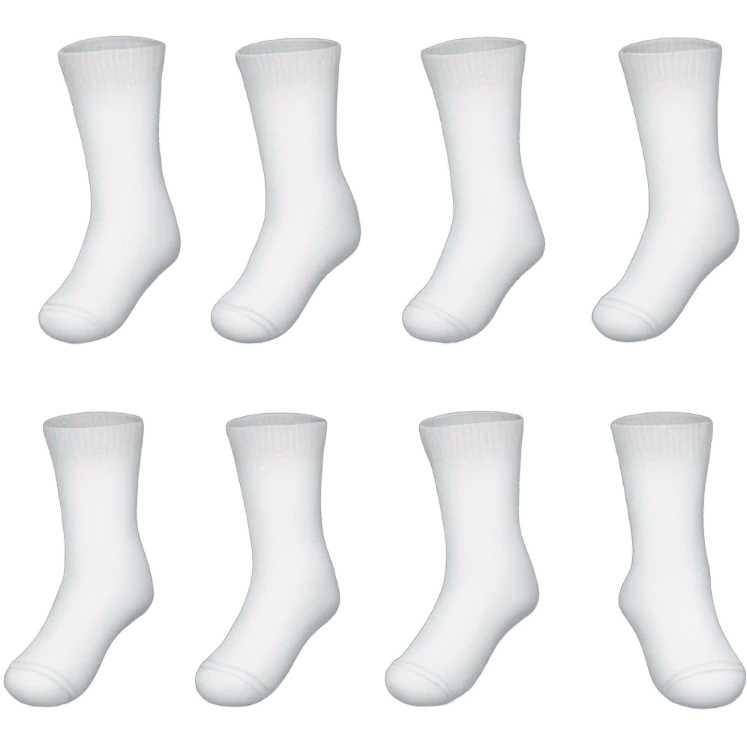white socks emoji