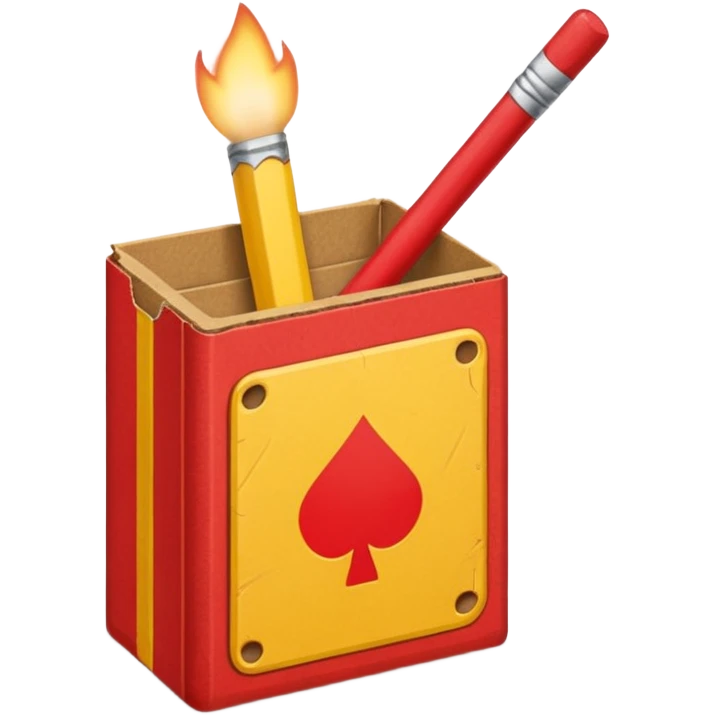 match sticks box emoji