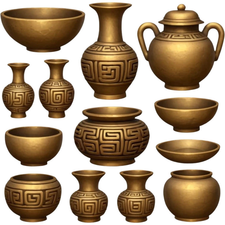 chinese artifcats from bronze age emoji