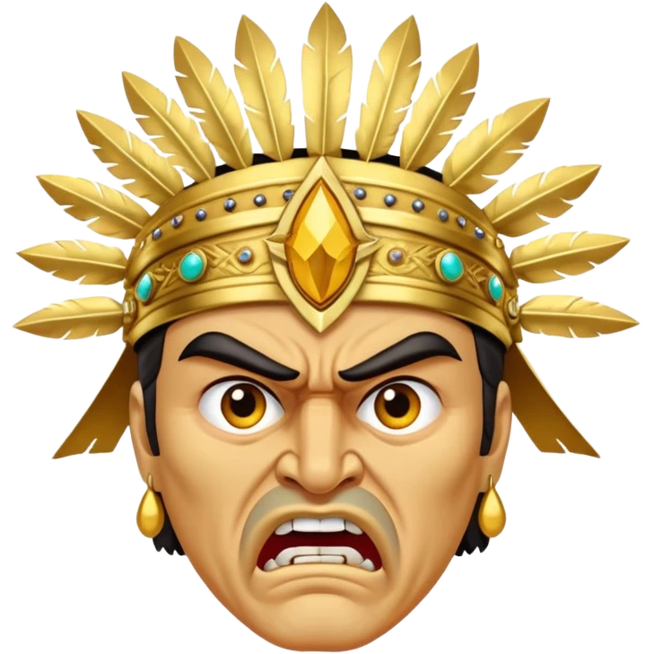 señor de sipan molesto emoji