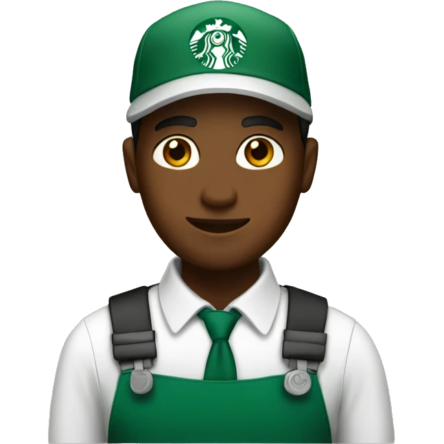 Starbucks worker emoji
