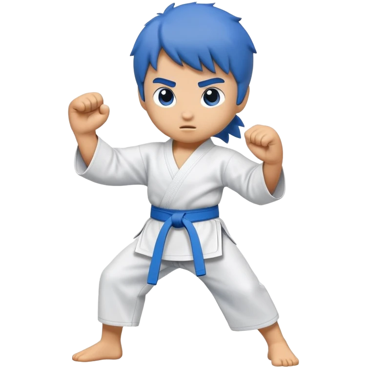 Bluey doing karate  emoji