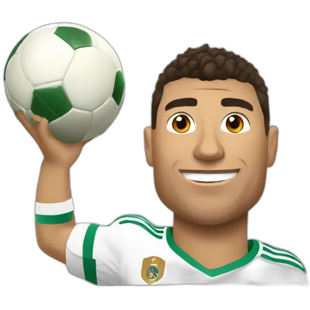 Ronaldo en chèvre emoji
