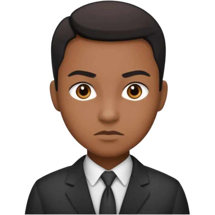 Agente Negro de auditoria/explicação emoji