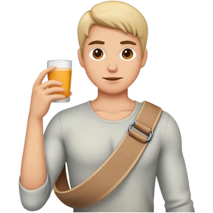 persona con cabestrillo emoji