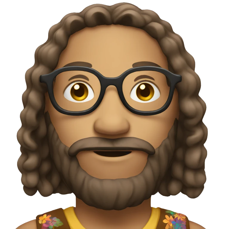 Hippie emoji