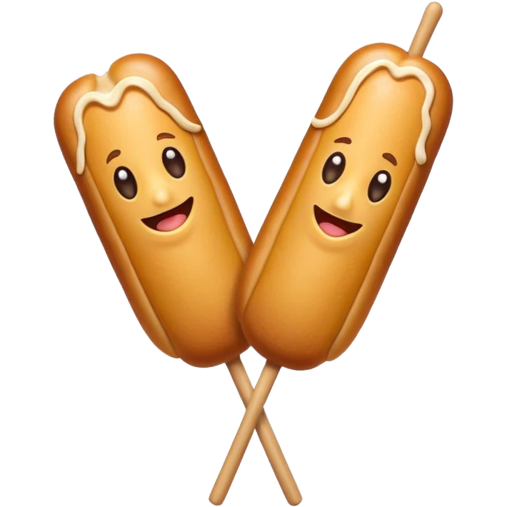 Corn dog emoji