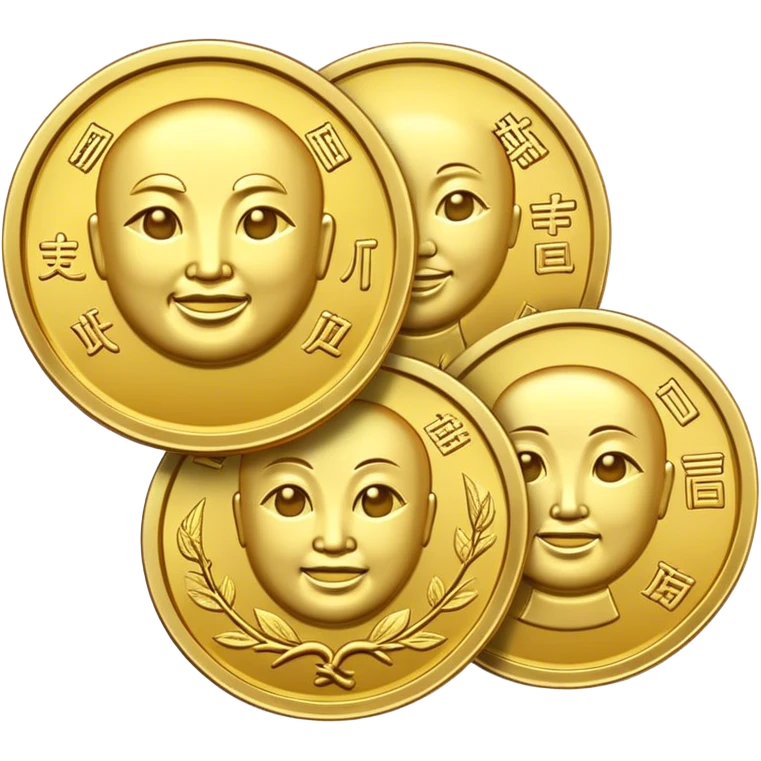 chinese gold coins emoji
