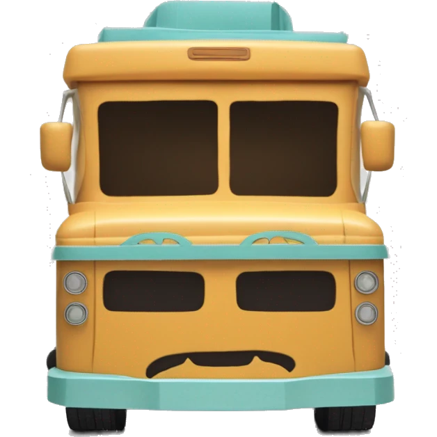 Papercraft Scooby Doo’s mystery step van emoji