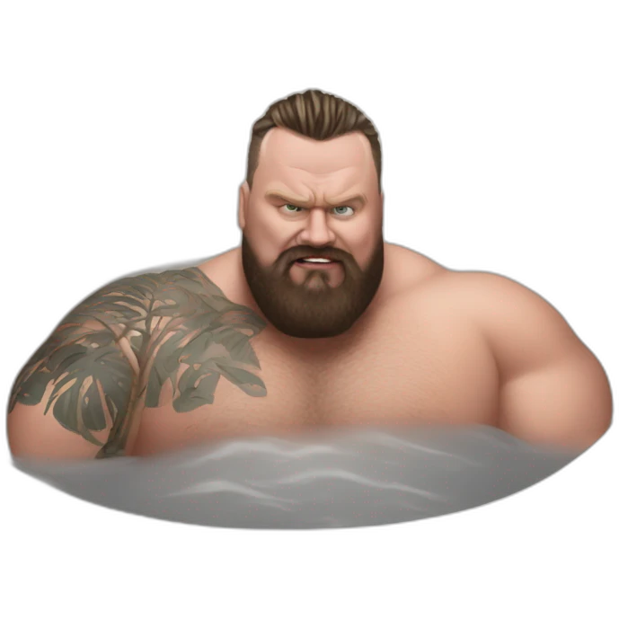 Eddie Hall bath emoji