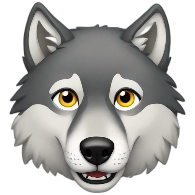 Wolf emoji