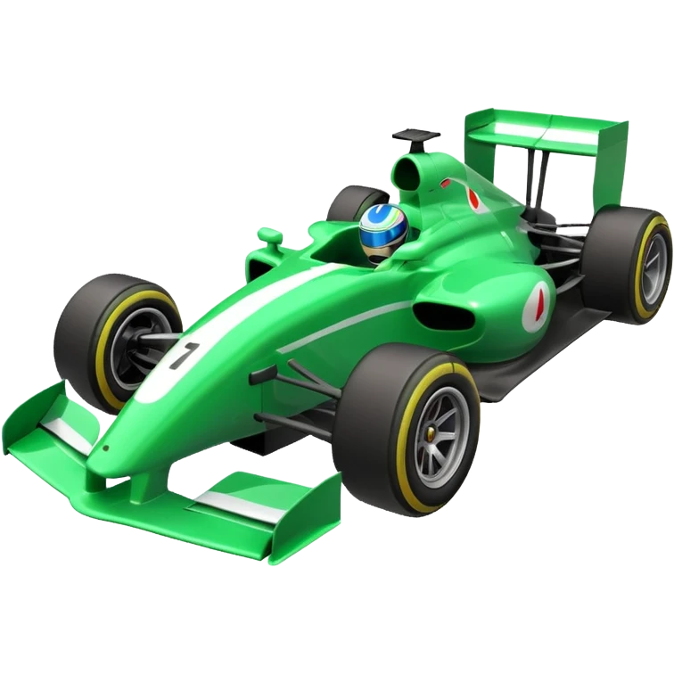 formula 1 green emoji