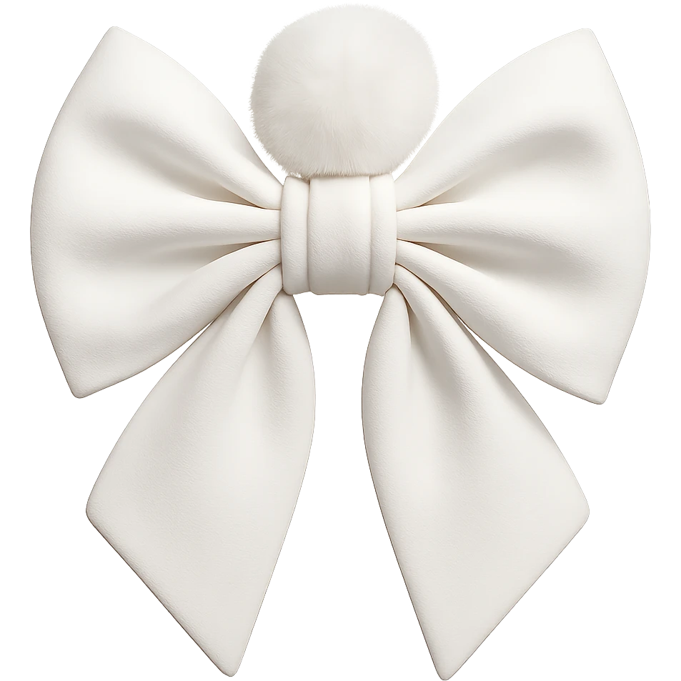white  girly object, remove background  emoji