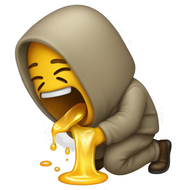 Vomitting honey  emoji