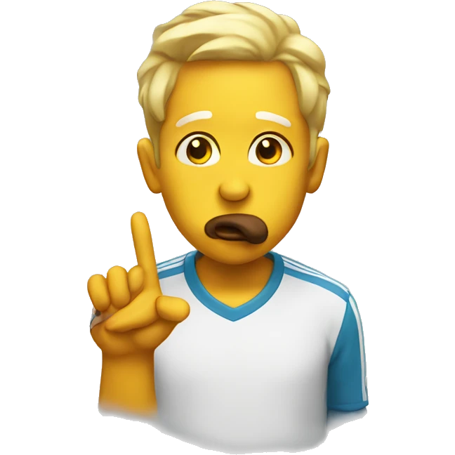 Blowing a kiss emoji