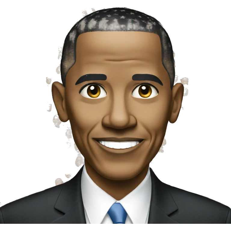 white obama emoji