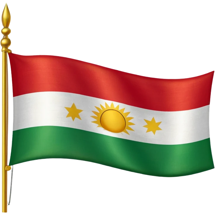 Kürdistan bayrağı emoji
