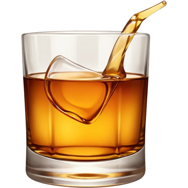 glass of whiskey emoji