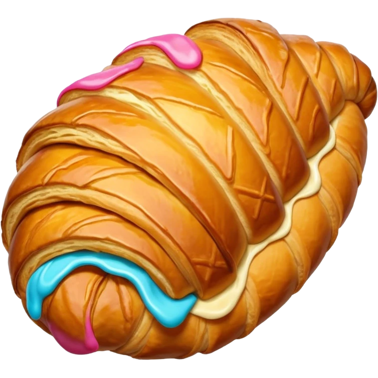 colorful croissant  emoji