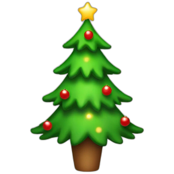 Christmas tree emoji