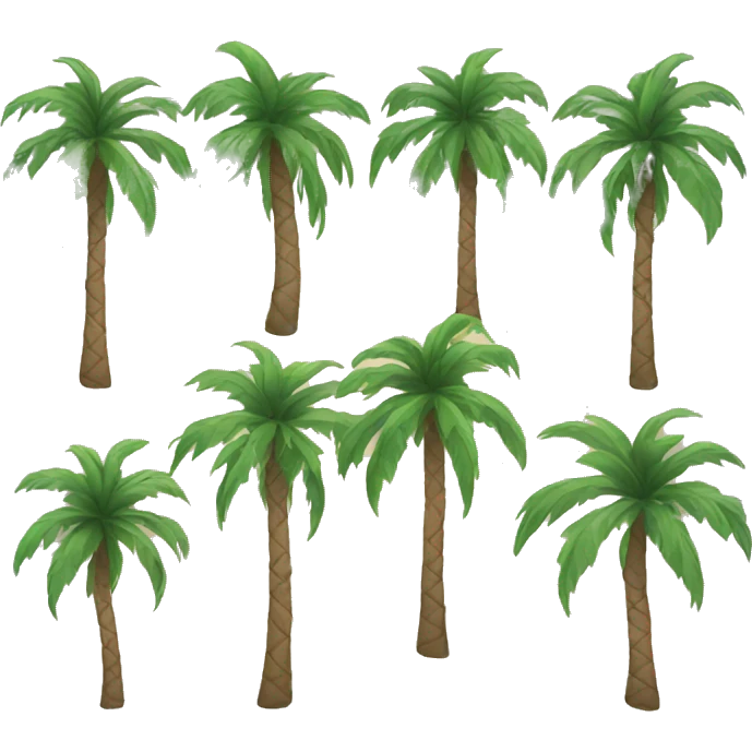 Palm trees  emoji