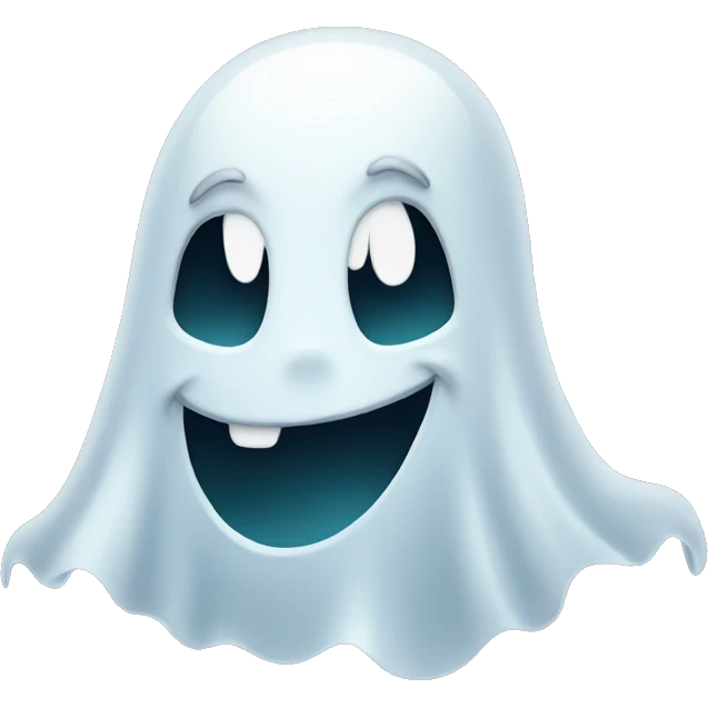 ghost smiling emoji