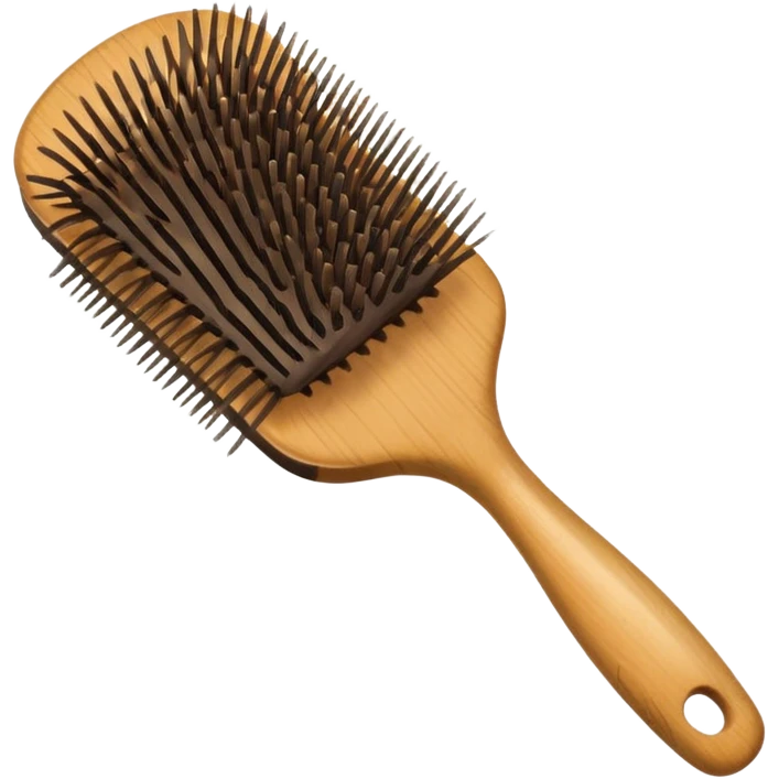 Hair brush emoji
