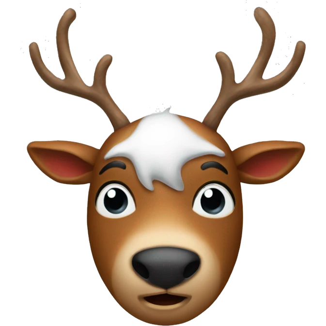Red Nosed Reindeer emoji