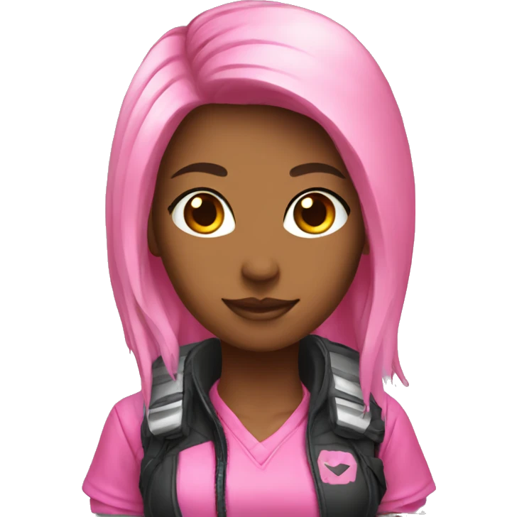 Pink gamer girl accessories  emoji