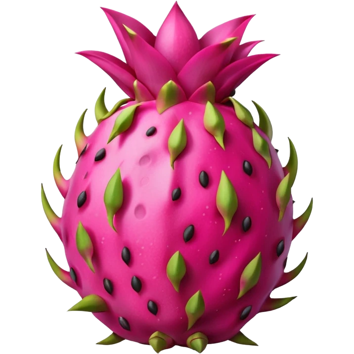 Dragon fruit emoji not spiny  emoji