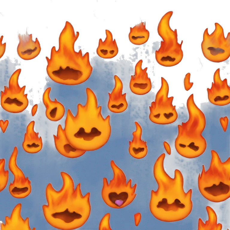burning heart emoji