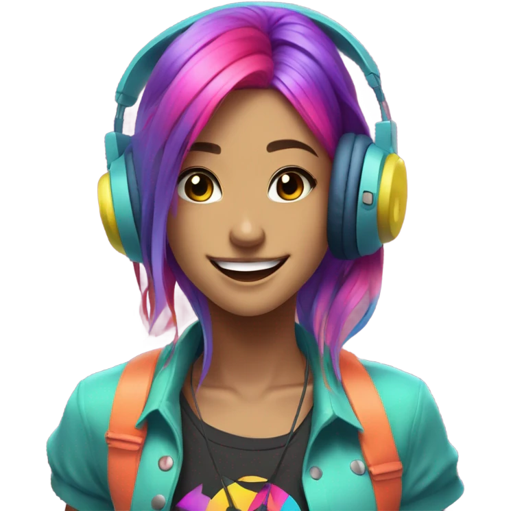 Anime dj emoji